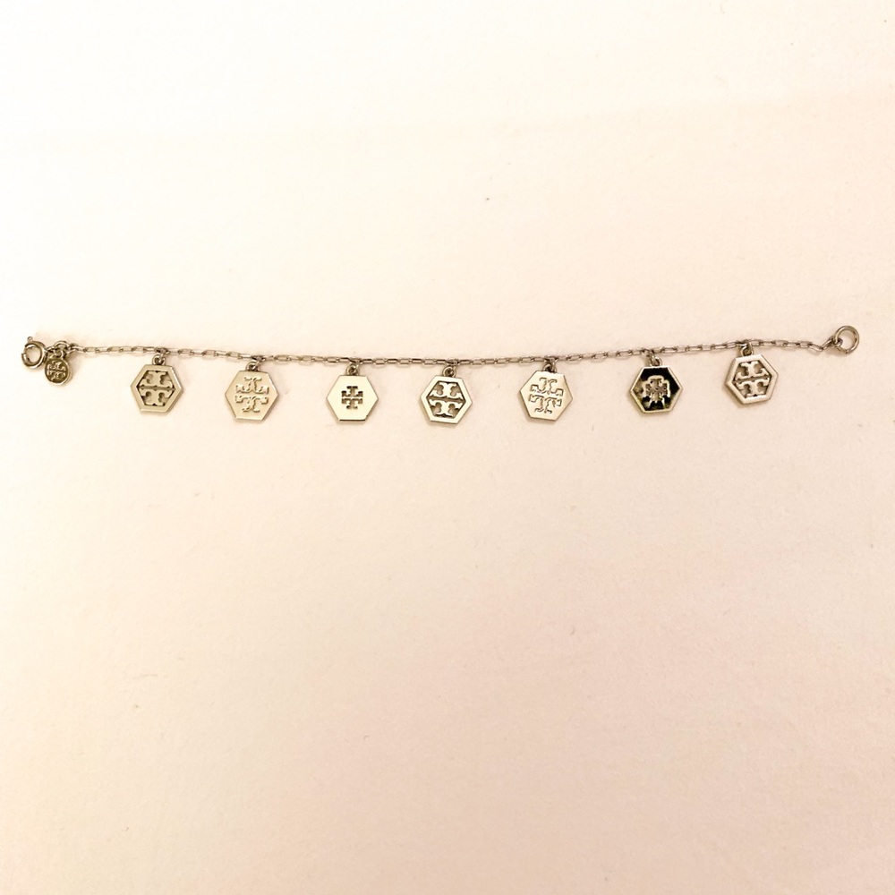 Tory Burch Silver Charm Bracelet